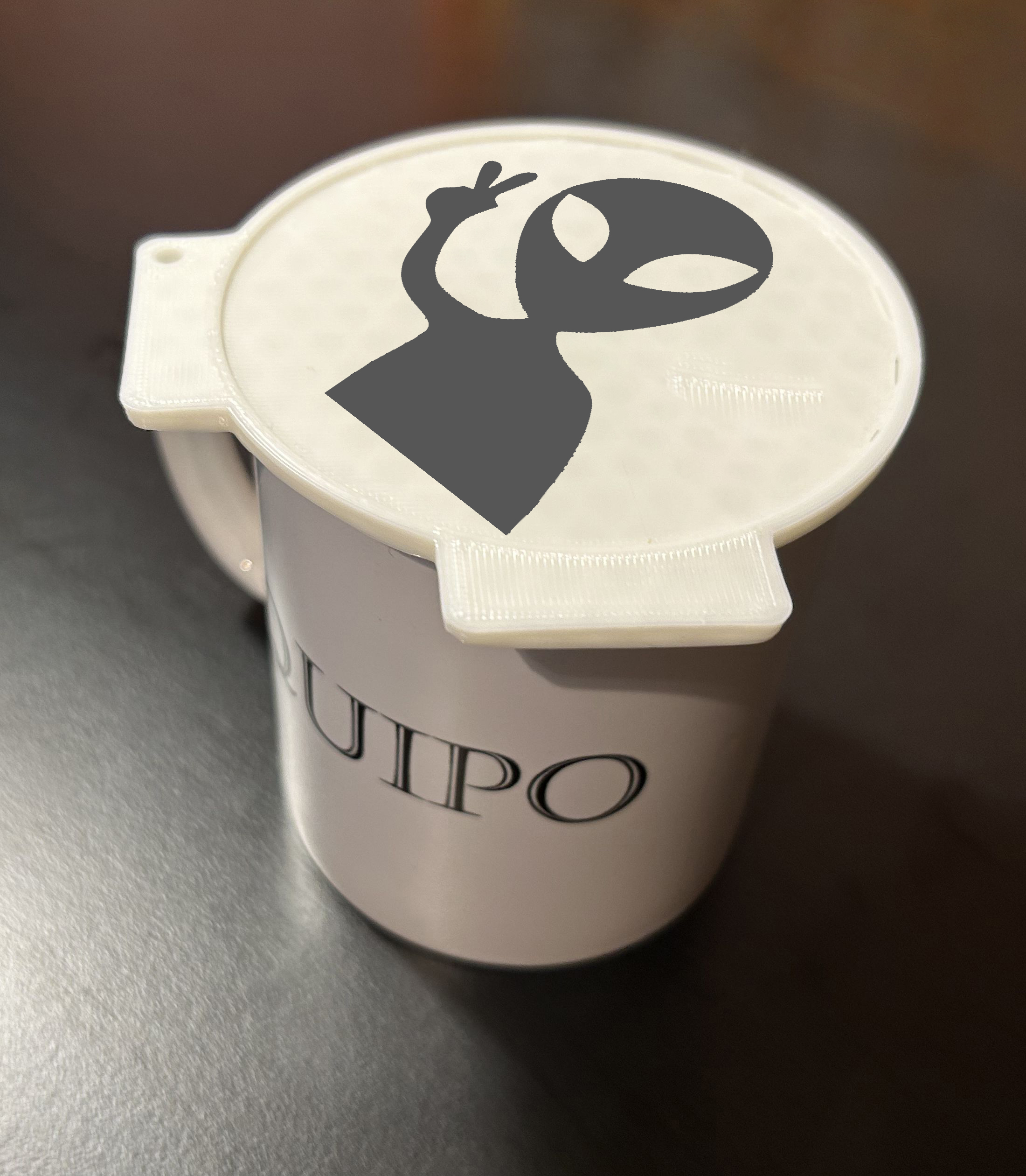 Alian Space Coffee Stencil